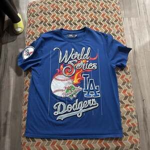 Vintage 47 Brand Los Angeles Dodgers 1988 World Series Champions Tubular T-Shirt